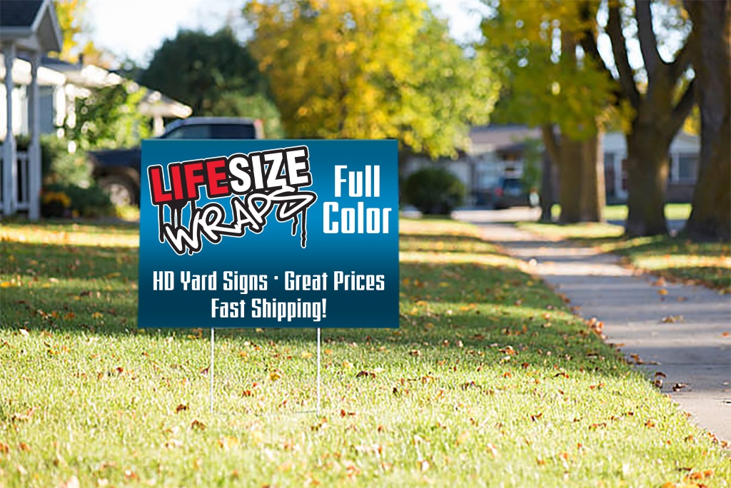 Temporary Signage For Outdoor & Indoor Use. Coroplast Yard Signs.