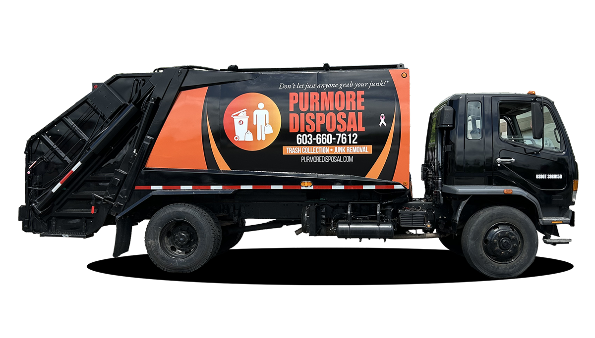 Dump truck partial wrap